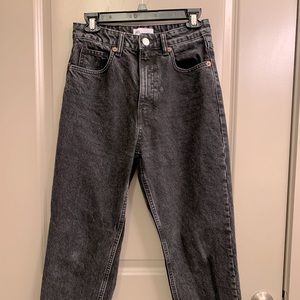 Black Zara Mom Jeans